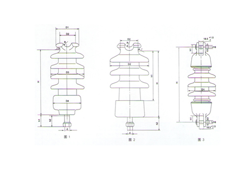 高压线路柱式绝缘子悬式棒形绝缘子