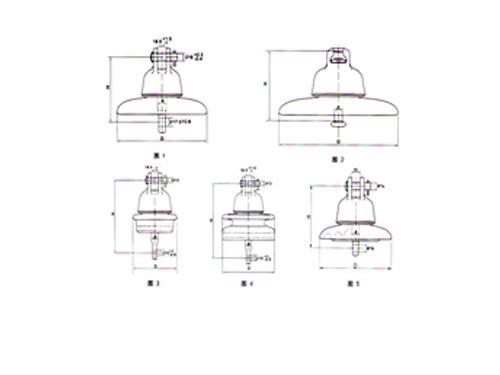 高压线路普通型悬式绝缘子