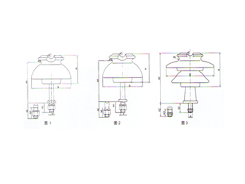 High voltage pin insulator